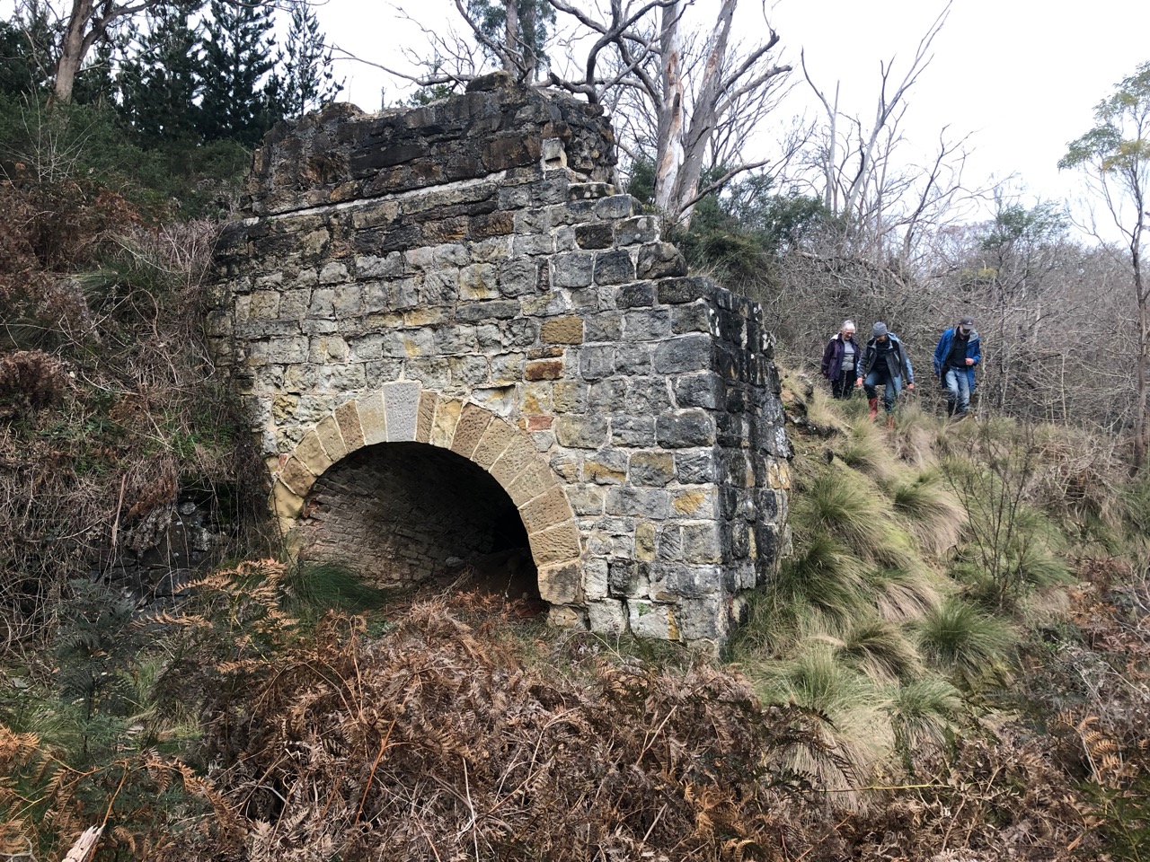 Figure 1: Middle Arm Convict Built Lime Kiln c. 1818. Photo: Darren Watton 2019.